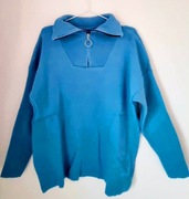 Sweter kołnierzyk na zamek rozmiar L/X