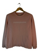 Bluza Calvin klein różowa z dużym logiem XL