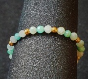 Elastyczny pierścionek – Jadeit - kamień naturalny