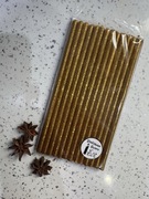 Magia Świąt - Świece Noworoczne złote z ZIOŁAMI + kartka z życzeniami