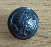 Stary guzik z orzełkiem bez korony PRL 2 szt.