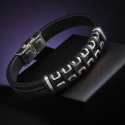 Modna Bransoletka Ze Stali Nierdzewnej męska