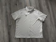 jasnoszara koszula męska z krótkim rękawem Uniqlo AIRism Cotton rozmiar 3XL