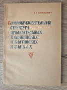 Słowoobrazobatelnaja struktura priłagatelnych w sławjanskich...