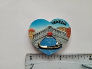 Magnes na lodówkę - 9g. WENECJA Serduszko