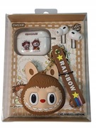 Słuchawki Labubu Dla Dzieci Dokanałowe Zestaw Z Etui Douszne Brązowe