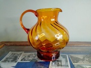 Dzbanek Huta Laura szkło PRL