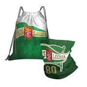 Zestaw Lechia Gdańsk worek + komin