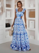 SUKIENKA MAXI GRECKI WZÓR DG