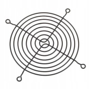 Osłona wentylatora Grill 120 mm kolor czarny