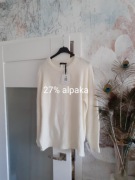 Sweter lekki 27% alpaka Lumina rozm uniwersalny 