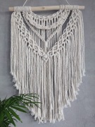 MAKRAMA UROCZA ze sznurka piękny wzór 60 cm