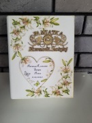 Szkatułka duża w kształcie książki Pierwsza Komunia Święta 