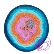 Motki Ombre Bawełna Akryl 4 Nitki 1000 m Magiczne Sploty