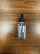 Szklana buteleczka 50 ml ze szklaną pipetą