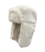 Ciepła czapka zimowa z nausznikami PLUSZOWA - Futrzana pilotka - 5 kolorów