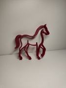 Koń 3D figurka różne kolory