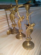 Świecznik waga 3 figurki