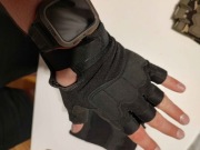 Rękawiczki taktyczne sportowe pięciopalczaste wojsko policja straż miejska