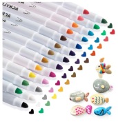 Zestaw 25 Pisaków Mazaków Akrylowych Artystycznych