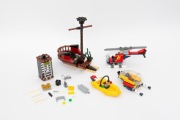 Łódź podwodna, helikopter wrak statku z Lego City 60266 Statek badaczy