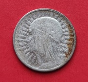 2 ZŁOTE GŁOWA KOBIETY 1932 rok - srebro AG nr 4