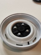 Fiat 126p Hachette 1:6 dekielki logo FSM 4szt