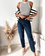 Ciemne jeansy XL 