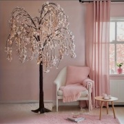 Lampa LED drzewo duże xxl drzewko kwiat wiśni SAKURA różowe 180 cm 1,8m
