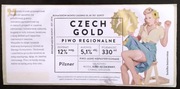 Czech gold Pilzner 5.1% browar Miejski Sopot 