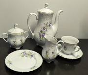 Ćmielów porcelanowy serwis garnitur do kawy dla 12 osób 39 el. Rococo