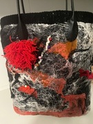 Torba filcowana z dekorami