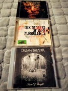 Zestaw 3 płyt CD prog metalowej grupy Dream Theater .