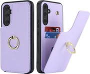 Etui portfel Samsung Galaxy A14 S20 S22 S23 A03s fioletowy