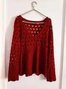 Sweterek z dekoltem V