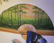 PIĘKNY WACHLARZ JAPOŃSKI  DUŻY XXL 