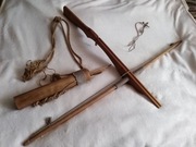 Rękodzieło drew.-replika kuszy indochińskiej Hmong