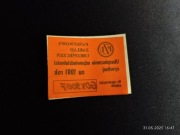 Naklejka ubezpieczenie OC PZU z PRL, nie odklejana! 1991 rok