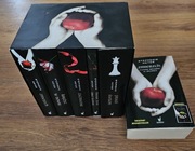 SAGA ZMIERZCH Stephanie Meyer zestaw 5 książek w twardej oprawie i dodatek