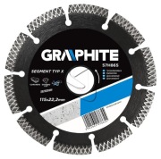 Tarcza diamentowa Graphite 57H865 22mm x 115mm segment