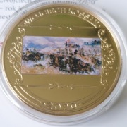 Nunizmat kolekcjonerski platerowany. 