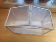 Mini szklarnia do kwiatów itp