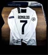 (L) CRISTIANO RONALDO JUVENTUS 18/19 CHAMPIONS LEAGUE UEFA LONG SLEEVE NOWY