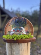 Decoupage na hubie - „dwie gęsi”