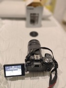 Canon Eos 250D dual pixel + obiektyw Canon 18-135 