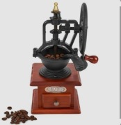 RĘCZNY MŁYNEK DO KAWY KORBOWY STYL RETRO DO KUCHNI