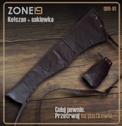 Handmade kołczan skórzany + sakiewka - styl postapo - łucznictwo - cosplay