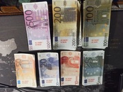 Banknoty Euro do zabawy