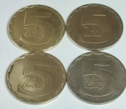 1982 rok - monety o nominale 5 zł z czasów PRL