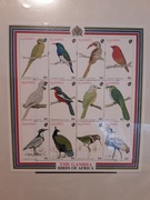 Gambia 1993  Mi 1565-76  ptaki  arkusz  czysta idealna